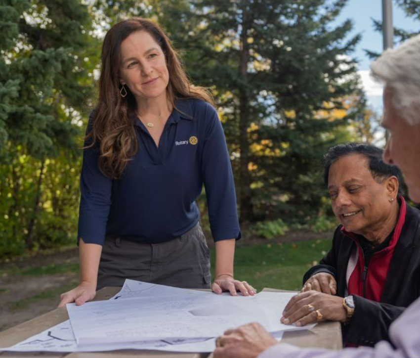 A Rotary woman