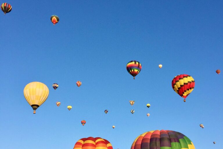 Photo of hot air balloons by Stephanie Klepacki on Unsplash