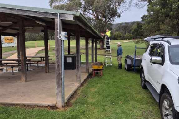 The pavillion looking fabulous!